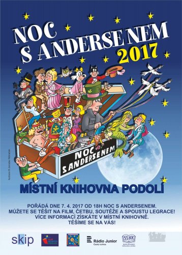 Noc s Andersenem v knihovně - 7.4.2017